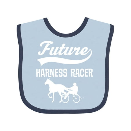 

Inktastic Future Harness Racer Horse Racing Gift Baby Boy or Baby Girl Bib