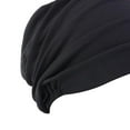 thumbnail image 3 of Guardoinrt Bonnet de Nuit Confortable en Coton Doux et Extensible pour Perte de Cheveux Noir 56-58cm 1Ensemble, 3 of 6