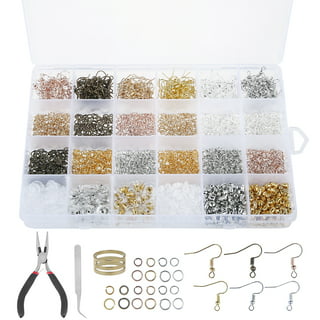 Willstar 1 Set DIY Jewellery Making Kit Pliers Silver Beads Wire Starter  Tool Wire Jewelry Making Starter Kit Jewelry Repair Tools 