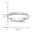 thumbnail image 5 of 925 Sterling Silver Stackable Expressions 3mm Half-Round Band Ring Size 7.5, 5 of 6