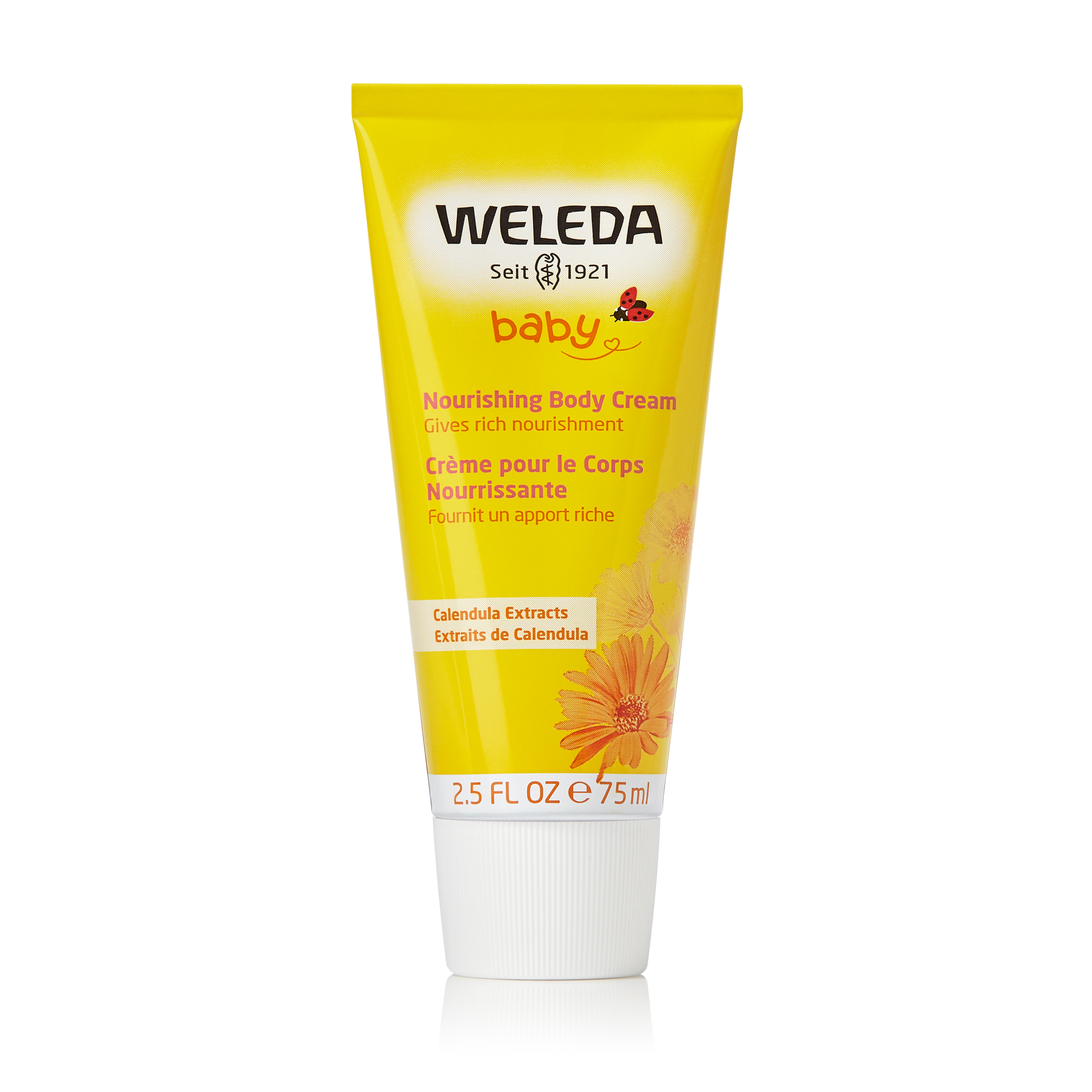 Weleda Baby Nourishing Body Cream With Calendula Extracts 2 5 Fl Oz 