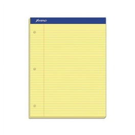 Double Sheet Pads, Wide/Legal Rule, 100 Canary-Yellow 8.5 x 11.75 Sheets Double Sheet Pads, Wide/Legal Rule, 100 Canary-Yellow 8.5 x 11.75 Sheets