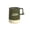 Green-GN Home Decor, variant on karymi Outdoor Portable Coffee Cup with Hollowed Out Handle Food Grade Plastic Material Lightweight and Durable for Camping Picnic and Travel Vintage Style Design Gifts for Men