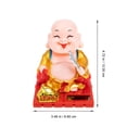 thumbnail image 2 of Energía solar Maitreya Buda Figura Buda Adorno de buda Decoración interior, 2 of 7