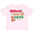 thumbnail image 3 of Inktastic Christmas Official Cookie Taster with Bell and Star Cookie Boys or Girls Toddler T-Shirt, 3 of 5