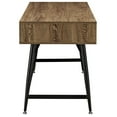 thumbnail image 5 of Modway Surplus Modern Wood & Steel Office Desk in Walnut/Black, 5 of 5