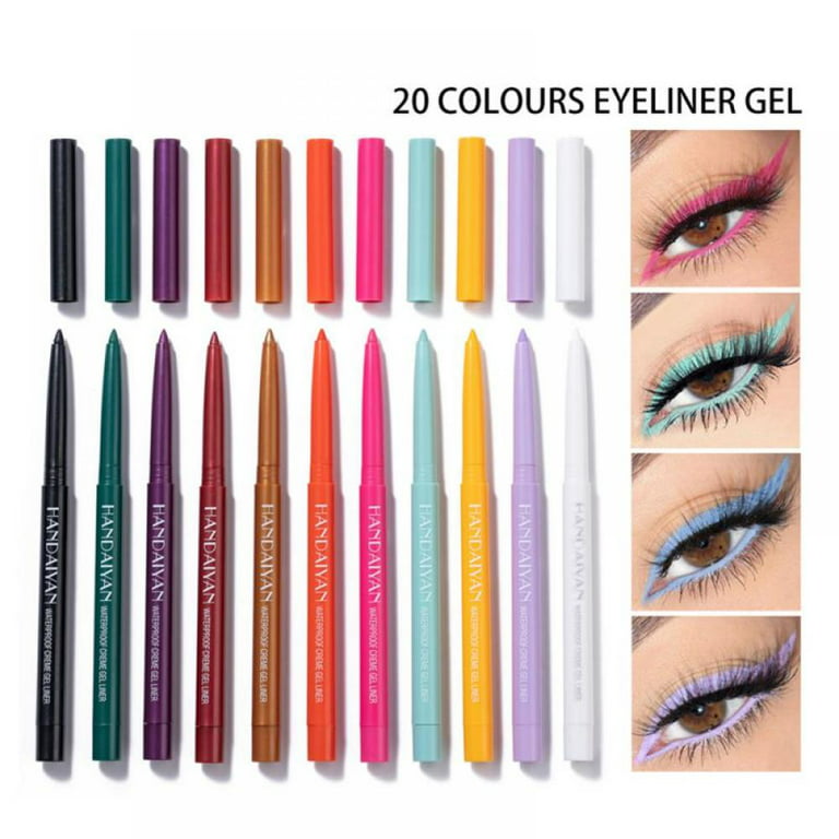 EYE-LINER - CRAYON,10Pcs Glitter Kit--Ensemble'eyeliner colorés