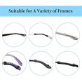 thumbnail image 3 of 6 pares de protectores de patillas de silicona antideslizantes para patillas de gafas, protectores de patillas de gafas antideslizantes para almohadillas de gafas, soporte para gafas, ganchos para la, 3 of 5