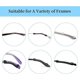 thumbnail image 3 of pares de cubiertas antideslizantes de silicona para patillas de gafas, cubiertas antideslizantes para patillas de gafas, soportes para gafas, ganchos para las orejas, 3 of 5