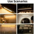 thumbnail image 5 of Punch-Free Smart Sensor Magnetic LED Lights,  Infrared Motion-Activated Rechargeable Lights,for Stairs,Wardrobe,Cabinet, 5 of 7