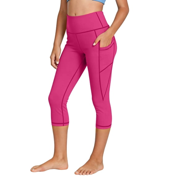 Amidoa Girls Athletic Leggings Stretch Kids Dance Workout Running Yoga Pants with Pocket 12