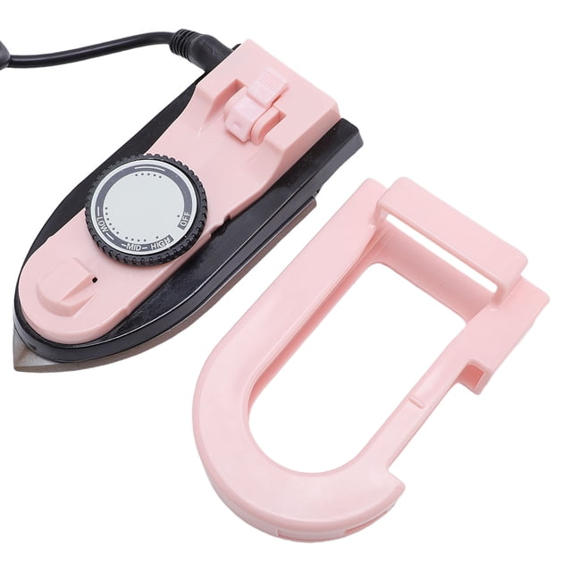 Fer à Repasser Électrique Portable Pliable Réglable, Machine à Repasser à Main avec Poignée Détachable Taille Compacte pour Voyage