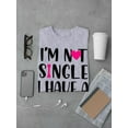 thumbnail image 3 of Not Single I Have A Dog T-Shirt Men -Smartprints Designs, Male 3X-Large, 3 of 4