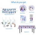 thumbnail image 2 of Set de artículos de fiesta JYHFY Frozen Birthday, 90 piezas, tema rosa, 2 of 5