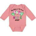 thumbnail image 3 of Inktastic My Mom is the Best Nurse Ever Boys or Girls Long Sleeve Baby Bodysuit, 3 of 5