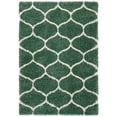 thumbnail image 2 of SAFAVIEH Hudson Arline Plush Geometric Shag Area Rug, Light Green/Ivory, 4' x 6', 2 of 7