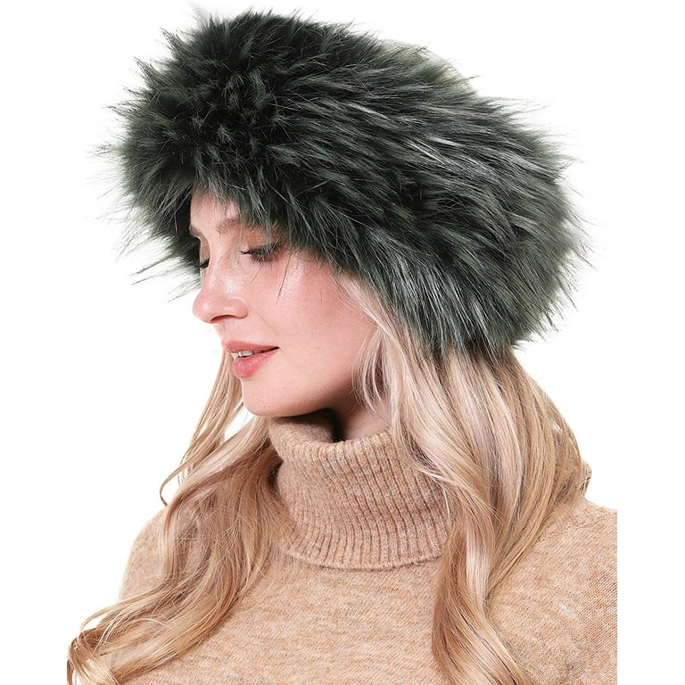 2022 Women Winter Warm Real Fox Fur Scarf Fur Headbands Fox Fur