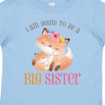 thumbnail image 4 of Inktastic I Am Going to Be a Big Sister - Floral Fox Girls Toddler T-Shirt, 4 of 5