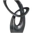 thumbnail image 4 of 9" x 17" Dark Gray Aluminum Metal Abstract Sculpture, by DecMode, 4 of 9