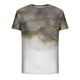 thumbnail image 4 of Mens Casual Pantalones Cortos Raya Impresión Suéter Fitness Deportes Camiseta, Poliéster Cuello Redondo Blusa para Al Aire Libre, Diario Y Primavera Verano Desgaste, 4 of 5