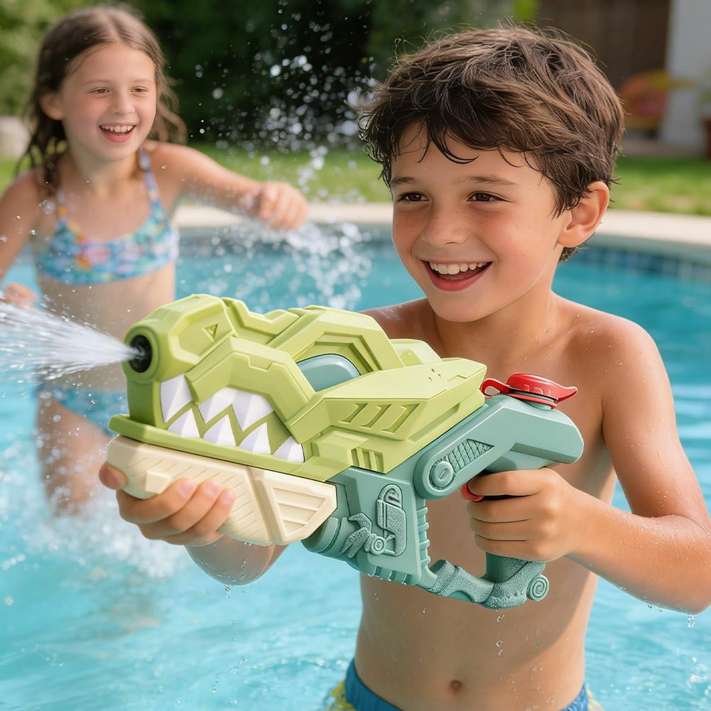 AGIUFGS Dinosaur Water Blaster Toy, Festive Holiday Designs, for Backyard Summer Water Play