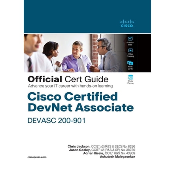 Pre-Owned Cisco Certified Devnet Associate Devasc 200-901 Official Cert Guide (Hardcover) 0136642969 9780136642961