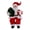 Red Sitting, variant on Ludlz Adorable Santa Claus Shape Doll Decor Christmas Style Handmade Fabric Doll Model for Party