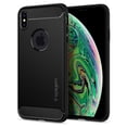 thumbnail image 1 of Funda Rugged armor para iPhone XS max Matte black Spigen Spiggen original, 1 of 2