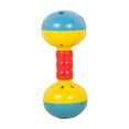 thumbnail image 3 of Chmadoxn Musical Jingle Rattle & Sensory Puzzle Ball Toy - Easy-Grasp Soft Baby Toy with Soothing Sounds, Textured Developmental Learning Ball for Infants 6-12 Months, Non-Toxic BPA-Free (Red&Yellow), 3 of 7