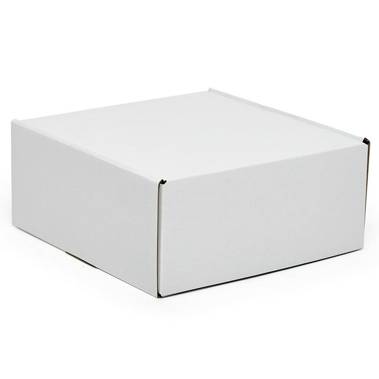 50ea - 13 X 10 X 4 Blue Corrugated Tuck Top Box by Paper Mart