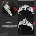 thumbnail image 4 of Miangastore Crown Tiara Zinc Alloy Rhinestone 1Pcs 5.9X5.9X2.8In, 4 of 9
