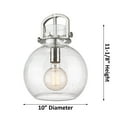 thumbnail image 7 of Innovations Lighting - Newton Sphere - 1 Light Pendant with Metal Shade In, 7 of 7
