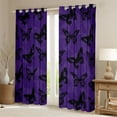 thumbnail image 2 of Feelyou Mystic Purple Buttefly Blackout Curtains Set of 2 (52x84 Each), Romantic Valentines Day Window Curtains, Teens Boys Girls Adult Curtains and Drapes, Blackout Curtains Bedroom Decor, 2 of 6