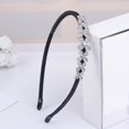 thumbnail image 2 of Accesorio para el cabello de aleación con diadema de diamantes de imitación para mujer y niña a la moda (CHT-122), 2 of 2