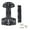 Black, variant on Scuba Tech Diving Low Volume Aluminum Backplate + Single Tank Adapter, Blue