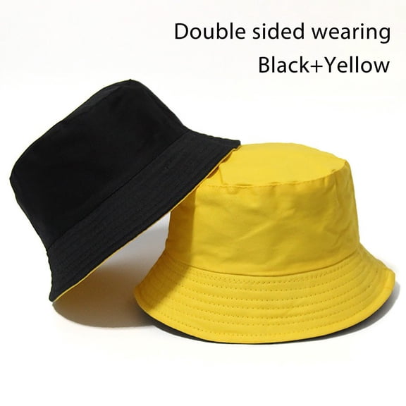 Cotton Bucket Hat Summer Hip Hop Cap for Men Women Beach Festival Fishing Streetwear Outdoor
