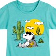 thumbnail image 3 of Peanuts - Snoopy & Woodstock - Toddler And Youth Girls Short Sleeve Graphic T-Shirt, 3 of 6