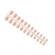 thumbnail image 1 of Vogacara 24 piezas de uñas postizas de ataúd resistentes a los arañazos de bailarina corta coloridas uñas acrílicas artificiales de color sólido DIY Juegos de manicura 18 color carne Vogacara CE011412-18, 1 of 4