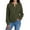 Green, variant on Women's Fall Sweater Button Down Front Lightweight Round Neck Casual Pullover Long Sleeve Shirt Top for Women, Comfy Open Cardigan with Wrists for Everyday Wear Green,S