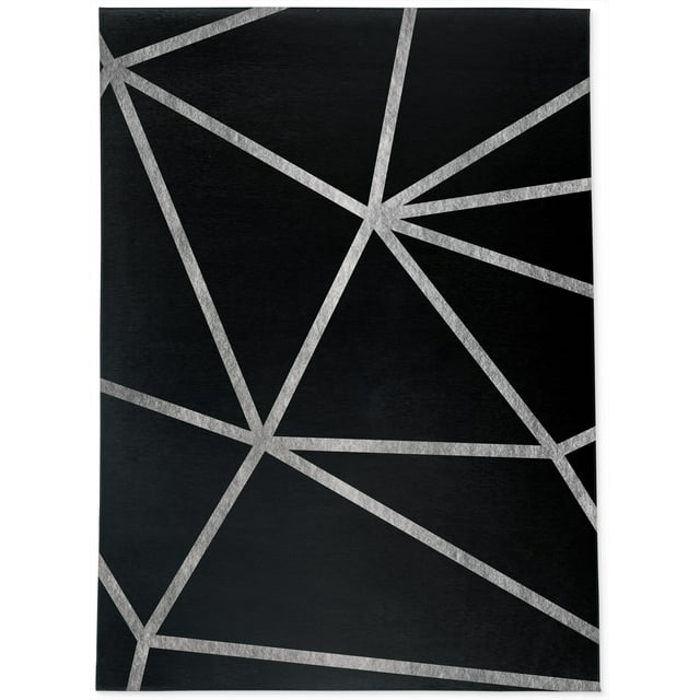 GEM BLACK & GREY Outdoor Rug By Kavka Designs