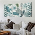 thumbnail image 2 of Shadudu Dragonflies Flowers Leaves Canvas Wall Art Set of 3 Unframed Decor for Living Room Bedroom Office, 12x16 Inches Each 12"x16"x3pcs, 2 of 6