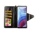thumbnail image 3 of Sparkly Butterfly Case for LG K51 / Q51 Magnetic Detachable Pu Leather Wallet Cover Flap Closure and Snap-on Book Style Cases Card Holders Wrist Strap 2 in 1 Folio, 3 of 3