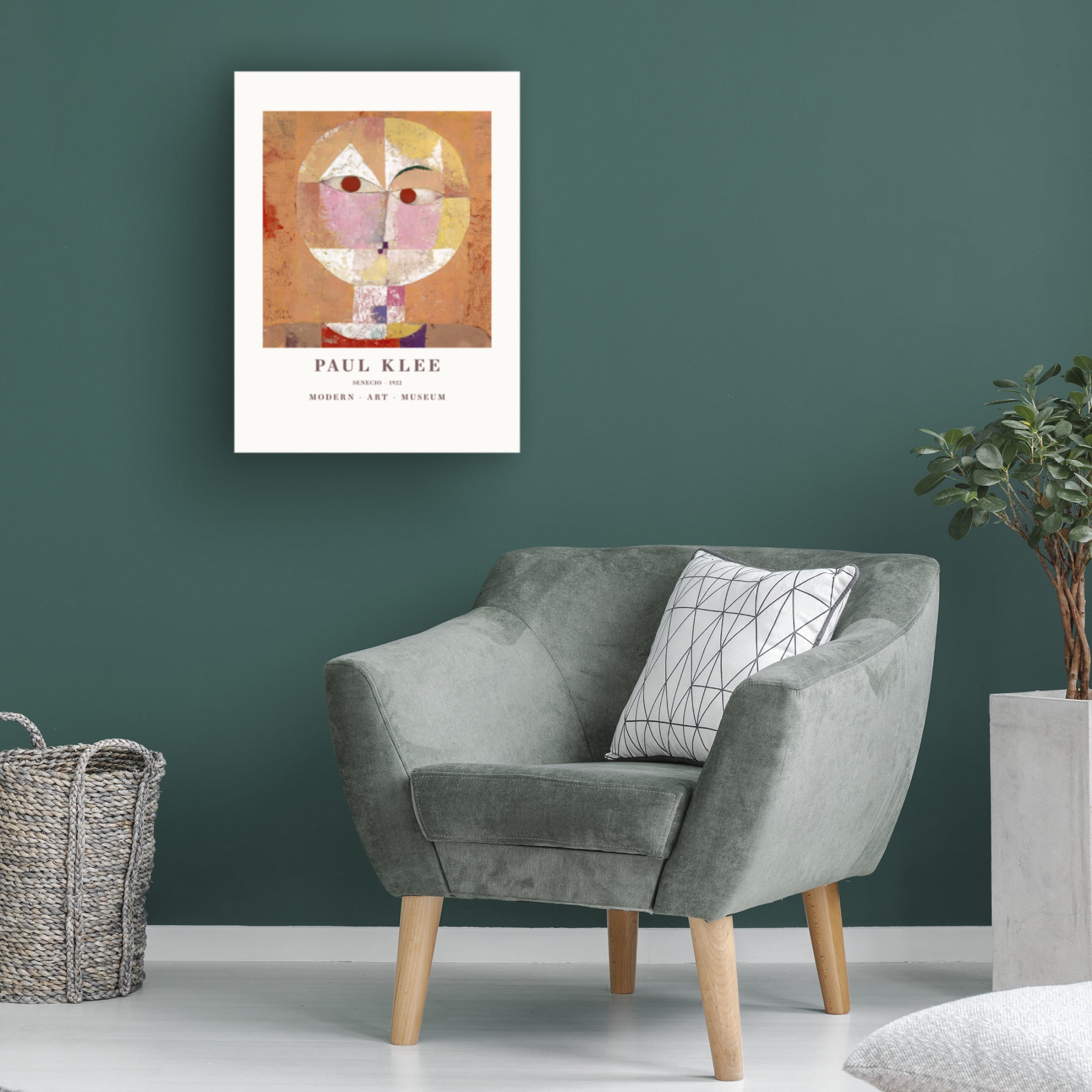 Trademark Fine Art Pictufy  Senecio Baldgreis 1922 Canvas Wall Art