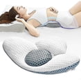 thumbnail image 1 of Lumbar Pillow Orthopedic Lumbar Spine Sleep Support Lumbar Support, 1 of 5