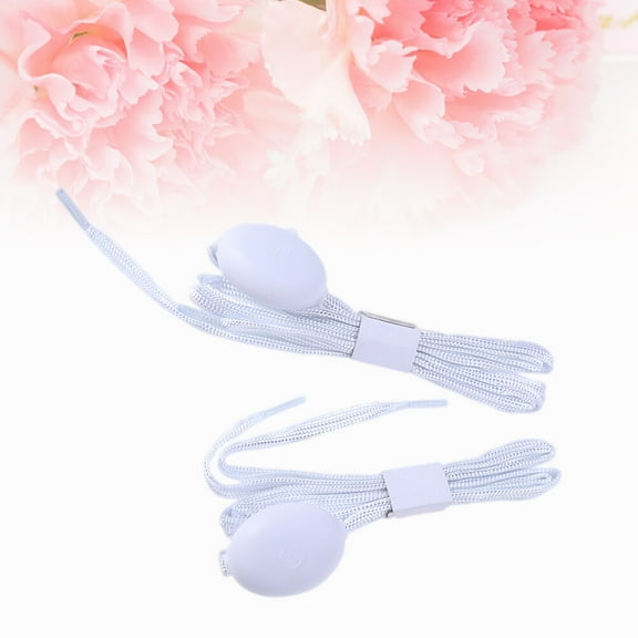 WEUVEB 1 Pair of Glowing Shoelaces LED Illumination for Running Decorative ABS Christmas