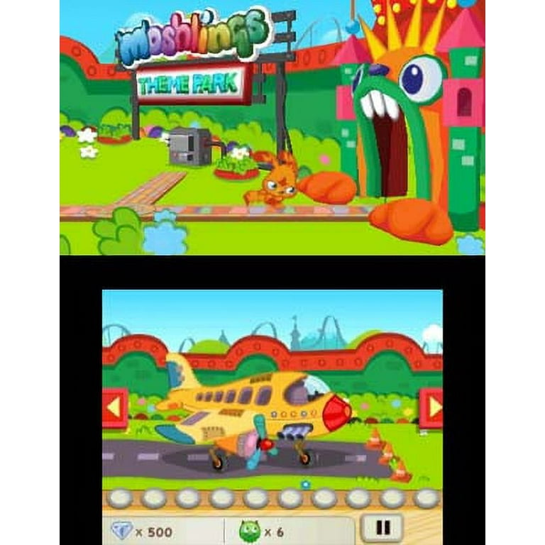 Moshi Monsters Moshlings Theme Park - Nintendo DS, White