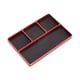 thumbnail image 2 of Bandeja organizadora de tornillos magnéticos Caja de almacenamiento de herramientas de tornillos con compartimentos de metal para Rojo, 2 of 9