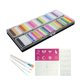 thumbnail image 1 of Kit de pintura facial para niños, Kit de pintura de maquillaje, accesorio fotográfico con paleta de pintura de 12 colores, puesta en escena para, 1 of 9