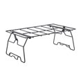 thumbnail image 1 of Outdoor Camping Iron Table Portable Folding Table Picnic Storage Rack, 1 of 8