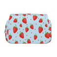thumbnail image 2 of Disketp Strawberry Estuche de Lápices de Doble Capa con Tapa Abatible y Cremallera, Organizador Escolar para Adolescentes y Adultos, 2 of 7